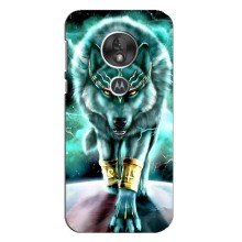 Защитные чехлы для Мото G7 Плей (AlphaPrint) (ХИТ продаж) ВОЛК (Яркий волк)