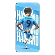 Чехлы с принтом для Motorola MOTO G7 Plus Футболист – Erling Haaland
