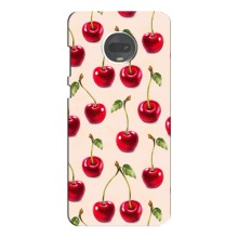 Чохли з фруктами для Motorola MOTO G7 Plus (VPrint) (Черешня)