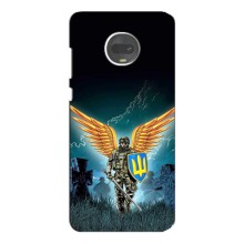 Чехлы с картинкой ЗСУ для Motorola MOTO G7 Plus (AlphaPrint) (Солдат ЗСУ)
