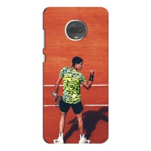 Чехлы с принтом Спортивная тематика для Motorola Moto G7 Plus (Алькарас Теннисист)