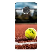 Чехлы с принтом Спортивная тематика для Motorola Moto G7 Plus – Теннисный корт