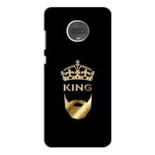 Чехол (Корона на чёрном фоне) для Мото Джи 7 Плюс – KING