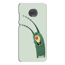 Чохол з картинкою "Одноокий Планктон" на Motorola Moto G7 Plus (Милий Планктон)