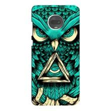 Чохол з пташками на Motorola MOTO G7 Plus (VPrint) (Сова з оком)