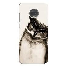 Чохол з пташками на Motorola MOTO G7 Plus (VPrint) (Сова)