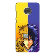 Купить Чехлы на телефон с принтом Anime для Мото Джи 7 Плюс (Naruto Vs Sasuke)