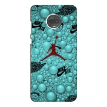 Силиконовый Чехол Nike Air Jordan на Мото Джи 7 Плюс – Джордан Найк