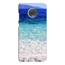 Силиконовый чехол с КАРТИНКАМИ лето для Motorola MOTO G7 Plus (AlphaPrint) – Море