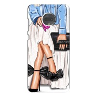 Силіконовый Чохол на Motorola Moto G7 Plus з картинкой Модных девушек (Мода)