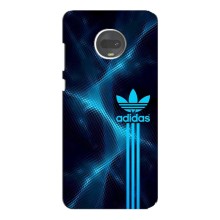 Чохли Адидас для Motorola MOTO G7 (AlphaPrint) (Синій Адідас)