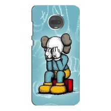 Чохли для Motorola MOTO G7 - Bearbrick Louis Vuitton (PREMIUMPrint) (Плач Bearbrick)