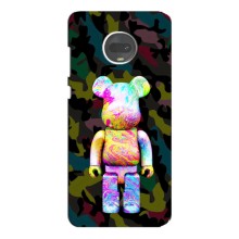 Чохли для Motorola MOTO G7 - Bearbrick Louis Vuitton (PREMIUMPrint) (Яскравий Bearbrick)