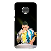 Чохли для Motorola MOTO G7 (Leo чемпіон) (AlphaPrint) (Кубок Мессі)