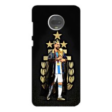 Чохли для Motorola MOTO G7 (Leo чемпіон) (AlphaPrint) (Мессі Король)