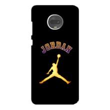 Чехлы для Motorola MOTO G7 - с картинкой JORDAN (AlphaPrint) – Jordan Gold