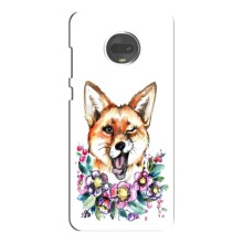 Чохли з картинкою Лисичка для Motorola MOTO G7 (VPrint) (Весела лисичка)