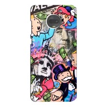 Чохли з крутими принтами для Motorola MOTO G7 - (PREMIUMPrint) (Monopoly man)