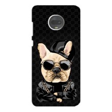 Чохли з крутими принтами для Motorola MOTO G7 - (PREMIUMPrint) (Стильна собака)