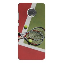 Чехлы с принтом Спортивная тематика для Motorola Moto G7 – Ракетки теннис
