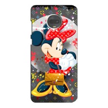 Чохол Disney Mouse Motorola MOTO G7 (PREMIUMPrint) (Minni з бантіком)