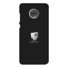 Чехол Майнкрафт на Motorola MOTO G7 (AlphaPrint) Minecraft (Овечка Майнкрафт)