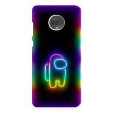 Чехол Амонг Ас для Motorola MOTO G7 (AlphaPrint) (Яркий скин)