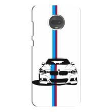 Чехол для Мото G7 - с принтом БМВ (AlphaPrint) – Машина БМВ