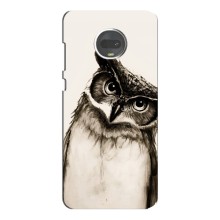 Чохол з пташками на Motorola MOTO G7 (VPrint) (Сова)