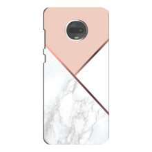 Мраморний чехол на Motorola MOTO G7 (VPrint) (Тройний мрамор)