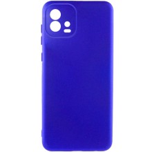 Чехол Silicone Cover Lakshmi Full Camera (A) для Motorola Moto G72 – Синий