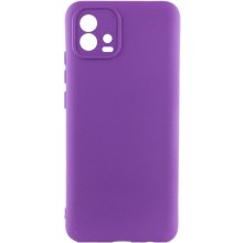 Чохол Silicone Cover Lakshmi Full Camera (A) для Motorola Moto G72 – Фіолетовий