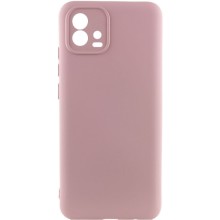 Чохол Silicone Cover Lakshmi Full Camera (A) для Motorola Moto G72 – Рожевий