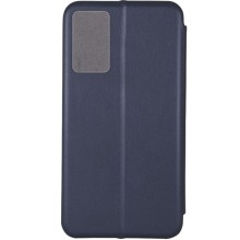 Кожаный чехол (книжка) Classy для Motorola Moto G72 – Темно-синий