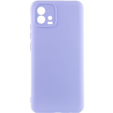 Чехол Silicone Cover Lakshmi Full Camera (A) для Motorola Moto G72 – Сиреневый