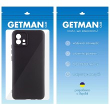 Чохол TPU GETMAN Liquid Silk Full Camera для Motorola Moto G72 – Чорний