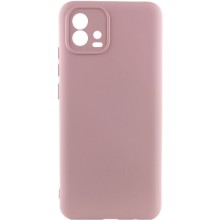 Чехол Silicone Cover Lakshmi Full Camera (AA) для Motorola Moto G72 – Розовый