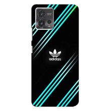 Чехлы Адидас для Motorola MOTO G72 (AlphaPrint) (Адидас с полосами)