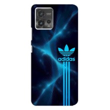 Чехлы Адидас для Motorola MOTO G72 (AlphaPrint) (Синий Адидас)