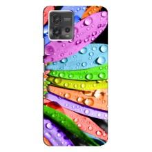 Чехлы (ART) Цветы на Motorola MOTO G72 (VPrint) (Семицветик)
