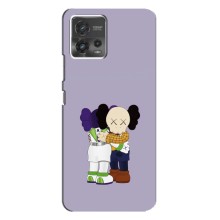 Чехлы для Motorola MOTO G72 - Bearbrick Louis Vuitton (PREMIUMPrint) (Дружба Беарбрик)