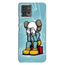 Чехлы для Motorola MOTO G72 - Bearbrick Louis Vuitton (PREMIUMPrint) (Плач Bearbrick)