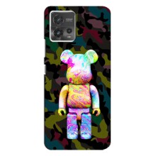 Чехлы для Motorola MOTO G72 - Bearbrick Louis Vuitton (PREMIUMPrint) (Яркий Bearbrick)