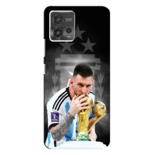 Чехлы для Motorola MOTO G72 (Leo чемпион) (AlphaPrint) (Месси Чемпион)