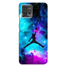 Чехлы для Motorola MOTO G72 - с картинкой JORDAN (AlphaPrint) (Яркий Джордан)