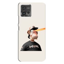 Чехлы с Обезьянами NFT для Motorola MOTO G72 (AlphaPrint) (обезьяна NFT в очках)