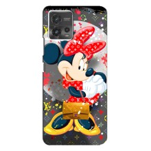 Чехол Disney Mouse Motorola MOTO G72 (PREMIUMPrint) (Minni с бантиком)