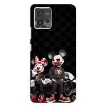 Чехол Disney Mouse Motorola MOTO G72 (PREMIUMPrint) (Семья Маусов)