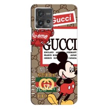 Чехол Disney Mouse Motorola MOTO G72 (PREMIUMPrint) (Стильный Микки)