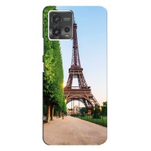 Чехол Эйфелева Башня для Motorola MOTO G72 - (AlphaPrint) (Дорога в Париж)